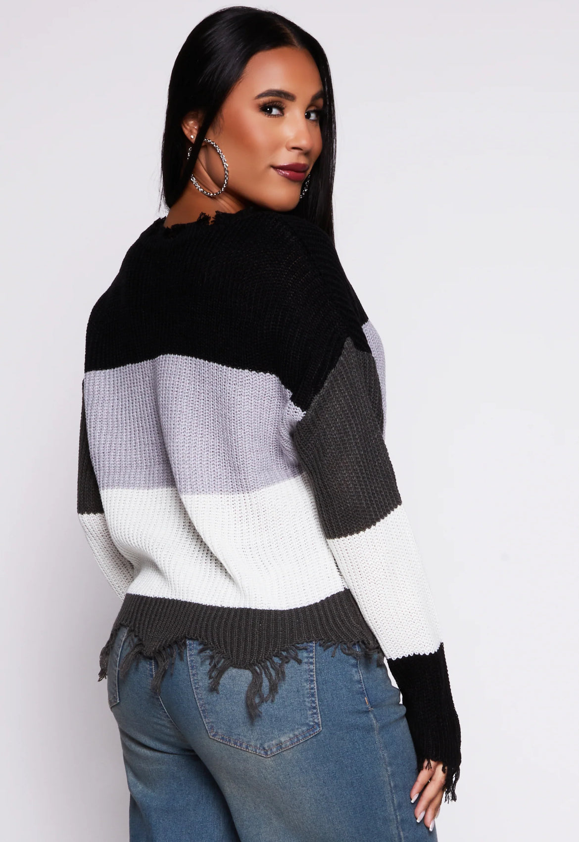 Color Block Sweater