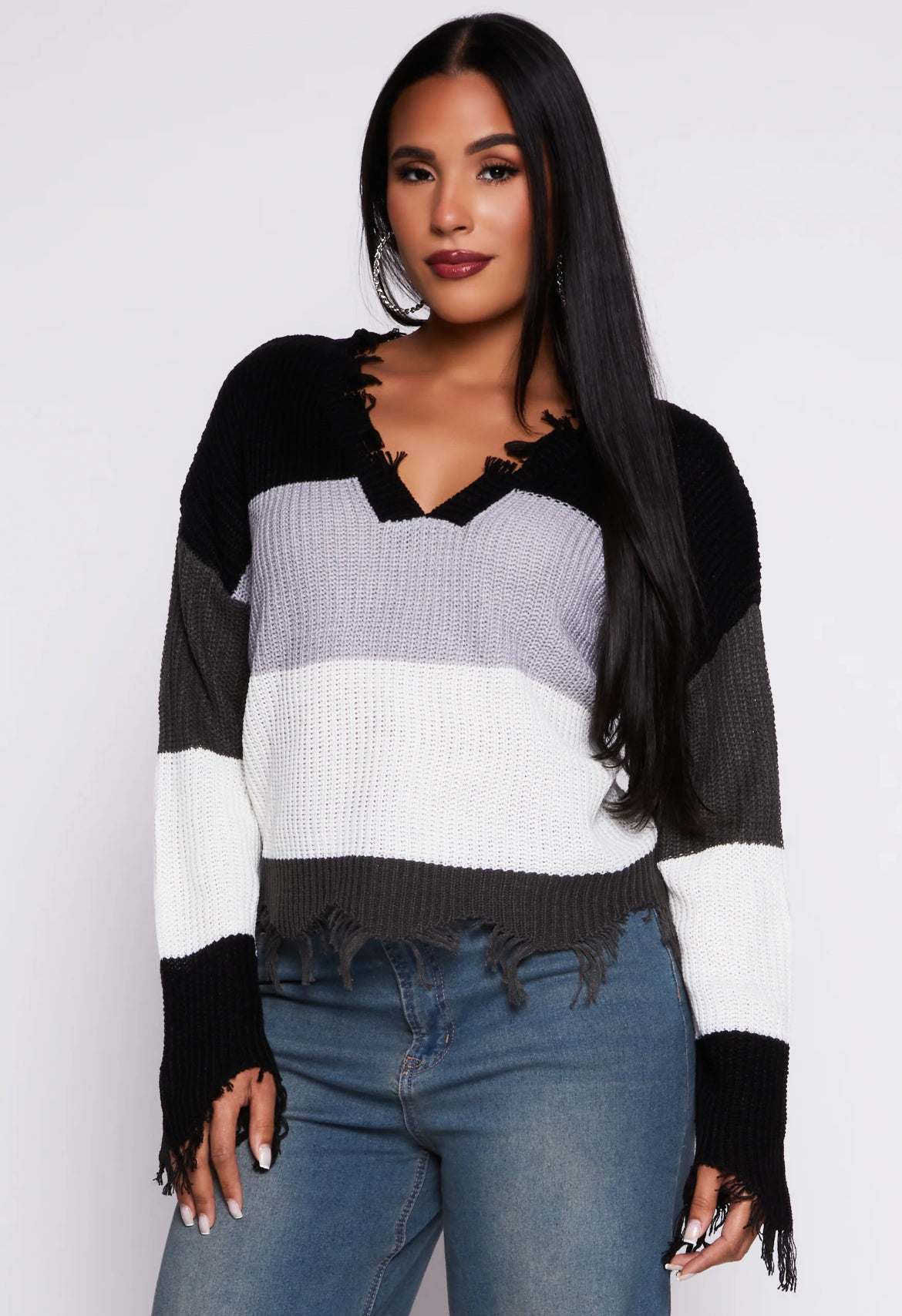 Color Block Sweater